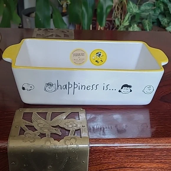 💛Rae Dunn PeanutsLoaf Baking Dish